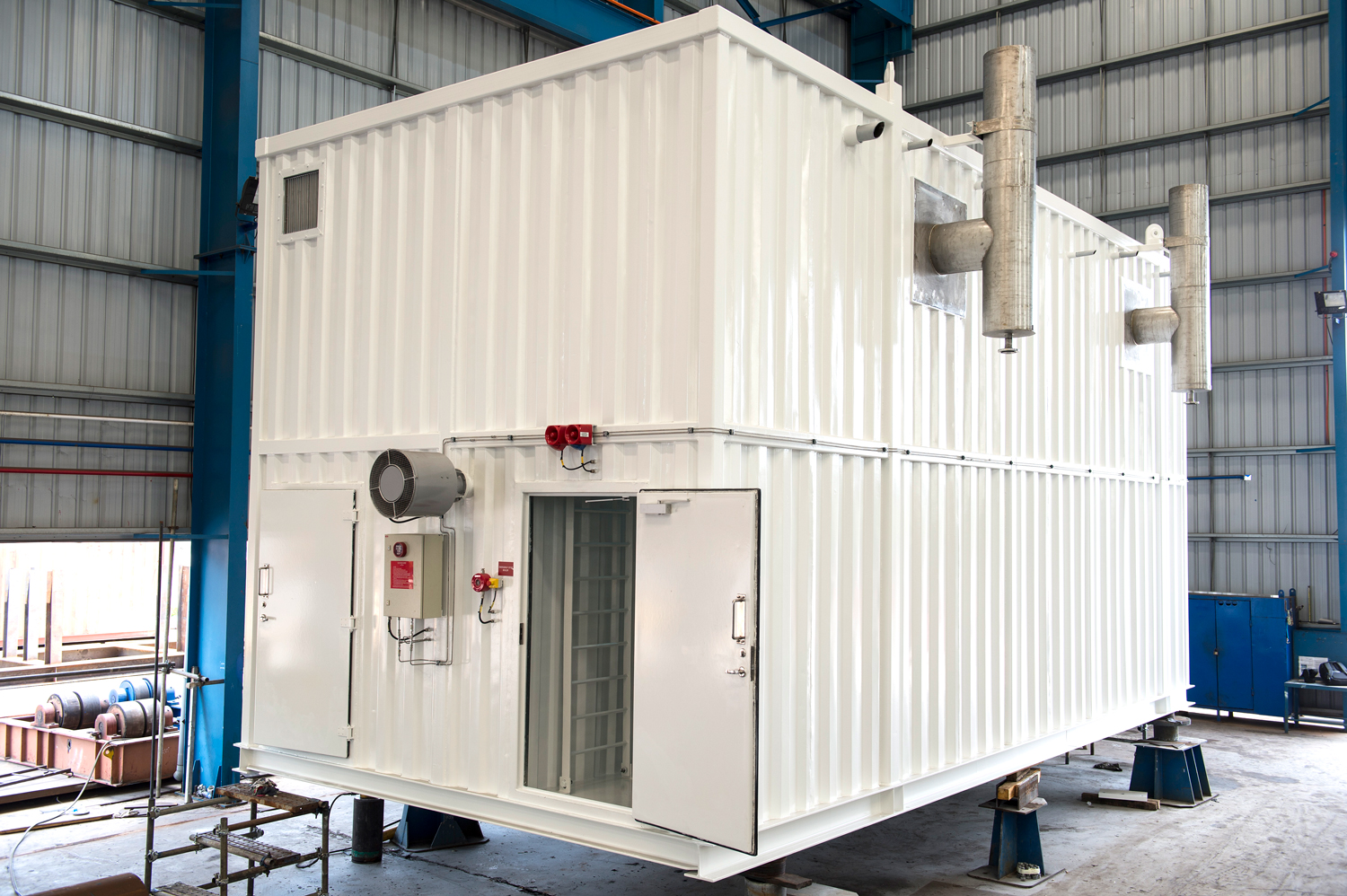 Steam boiler module for winterization of drilling rig for Japan Drilling, PARAT Halvorsen