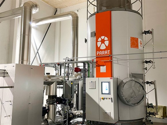 Brande Fjernvarme installs 15MW PARAT Electrode Hot Water Boiler 